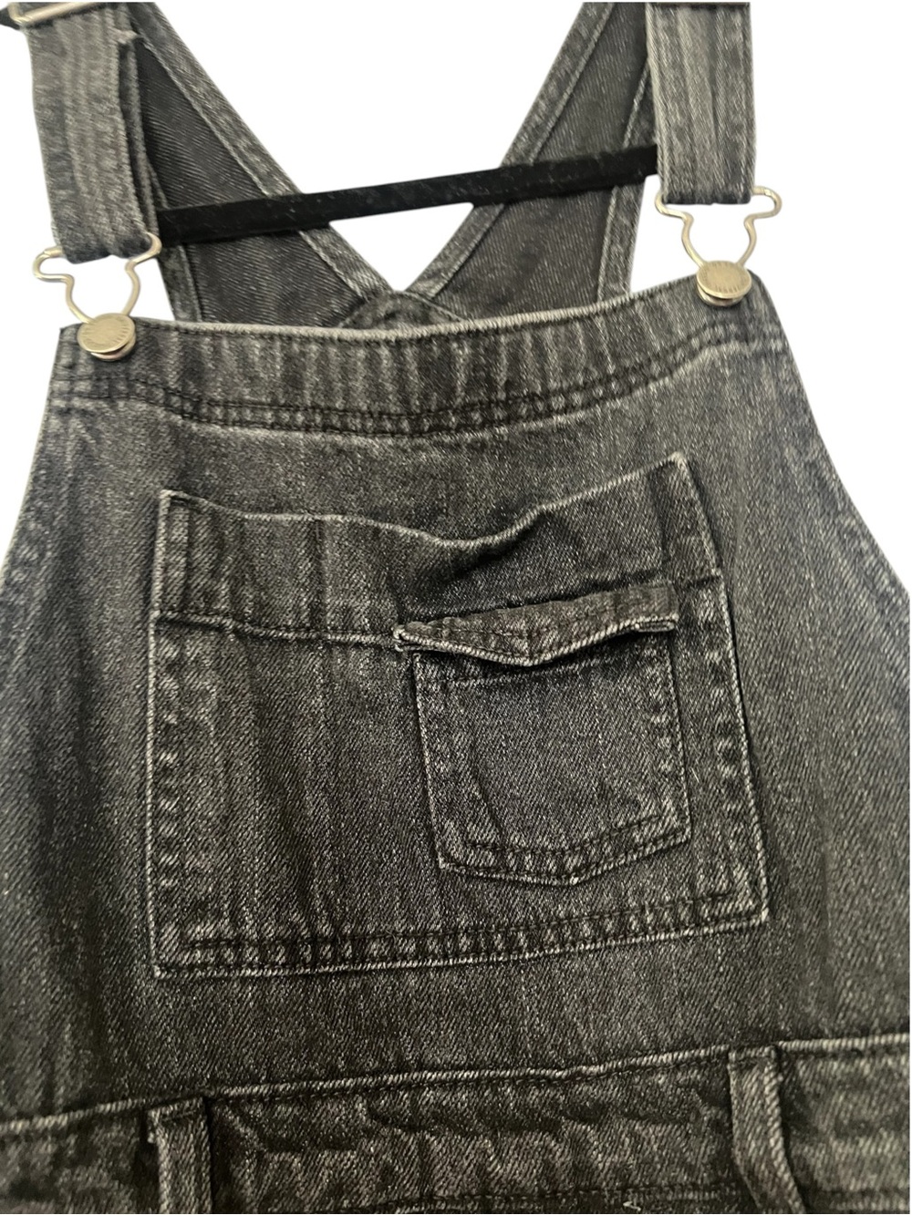 Universal Thread Black Denim Bib Pant Overalls